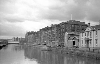 View from SSW showing W front of Canal Office with mills and sugar refinery in background