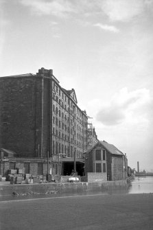View from NNW showing part of NNW and W fronts of Port Dundas Sugar Refinery
