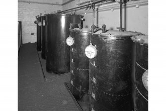 Interior.
View of oil tanks with guages