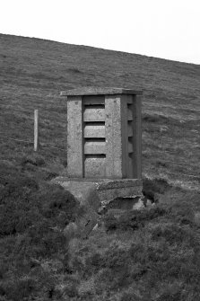 North tunnel, detail of vent at entrance.