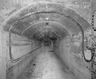 North tunnel, view of interior from entrance to North.