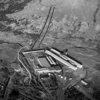 Aerial view of Lochaber Aluminium Smelter