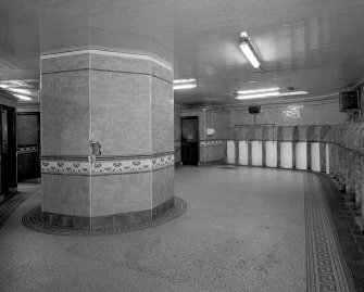 Aberdeen, Union Terrace Gentlemen's Public Toilets, interior view showing row of 23 stall urinals