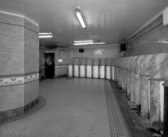 Aberdeen, Union Terrace Gentlemen's Public Toilets, view showing 23 stall urinals