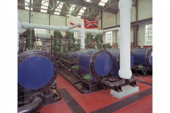 Pump room, interior.  
View from North East