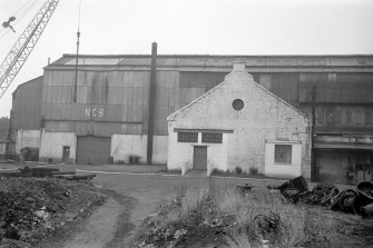 View from ESE showing part of ESE front of foundry