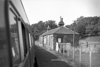 View from E showing ENE and SSE fronts of main station building