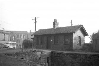 View from NNW showing NNE and WNW fronts of goods office