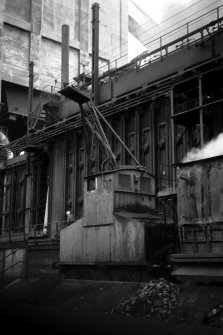 View of coke oven locomotive, Clyde Iron Works, Glasgow.
