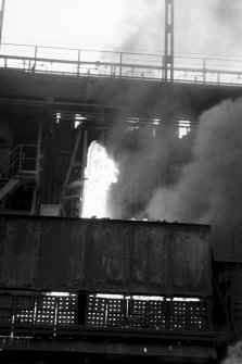 View showing discharging coke into coke car