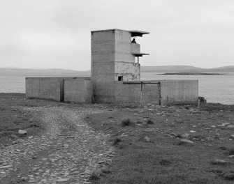 Battery observation post and gun emplacement, view from South East