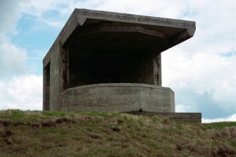 Searchlight No.1 emplacement, view from East.