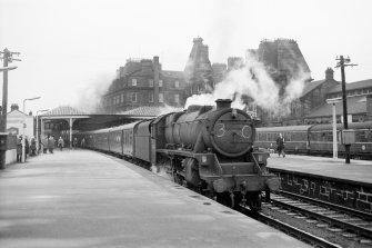 View from NE showing train