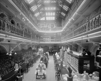 View of the hall at Jenner's Department, Princes Street, Edinburgh.  
