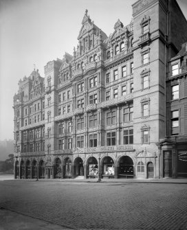 View of Jenner's Department Store, Princes Street, Edinburgh, from north east.