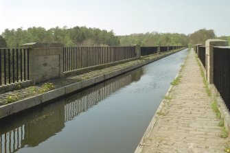 View of aqueduct channel from SE.
