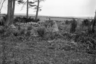 General view from the east.
Original negative captioned 'Druidstone Circle, Premnay, by Insch Viewed from East side. May 1904'.
