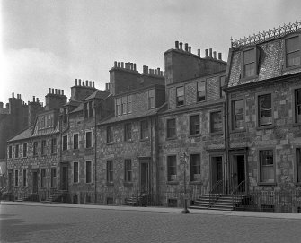 General view of the West side of George Square, Edinburgh
