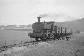 View showing coal train