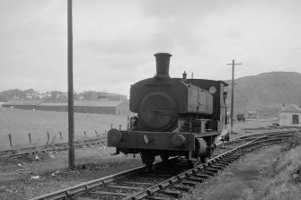 View showing colliery locomotive
