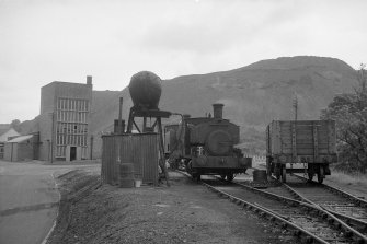 View from SW showing 'locomotive depot'