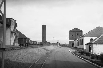 View looking NNW showing N half of colliery buildings