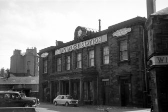 View from N showing NE front of original office block