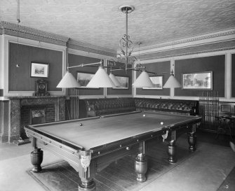 Interior-general view of Billiard Room
