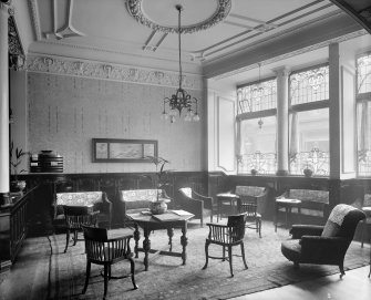 Interior - view of foyer, with sofas, chairs and tables