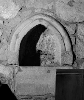 Detail of niche and basin in Uphall Church
Interior
