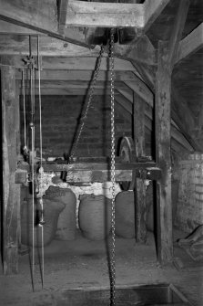 Interior 
View showing sack hoist