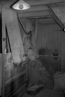 Interior
View showing chute for millstones