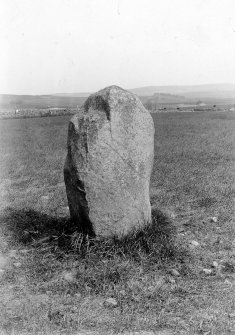 View of the sole stone remaining from circle.