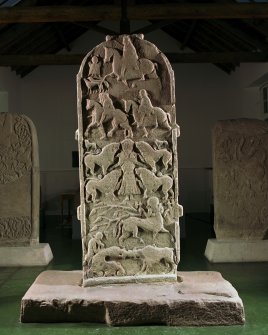Meigle Pictish cross slab. (No.2, reverse) 
Digital image of B/1487/CN.