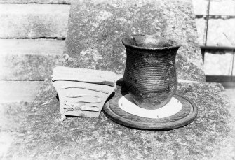 Beaker found in cairn (NJ60SW 4) and bones found in cist (NJ60SW 3).