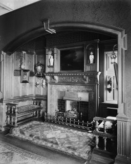 Interior -detail of fireplace in Dining Room
Digital image of D 49290