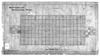 Photographic copy of drawing showing dispostion plans and section.
Digital image of B 78227