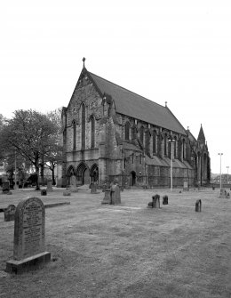 Glasgow, 866 Govan Road, Govan Old Parish Church
General view of church and burial ground from South East.