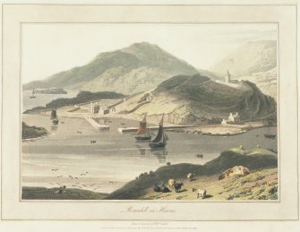 Photographic copy of engraving of Rodel Harbour.
Digital image of C 33455 CN
