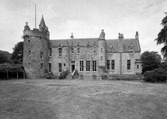 Craigcrook Castle.
View of South elevation.