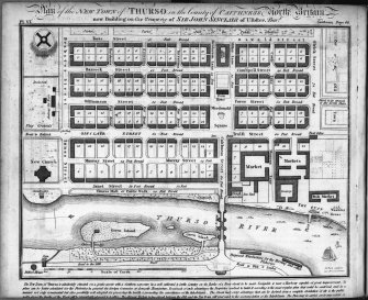 Plan of Thurso, copy of plate VI  from Henderson's Caithness, 1812.
