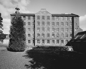 View of West side of Bell Mill.
