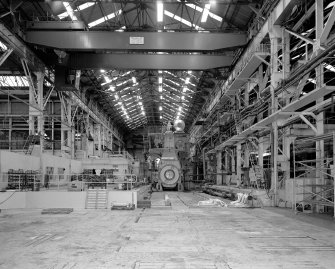 Interior.
View of assembly shop showing marine deisel engine.
Digital image of B 138