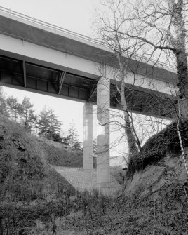 View of under side of new bridge from NE