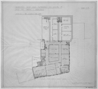 Second floor plan.
Scanned image of E 1329.