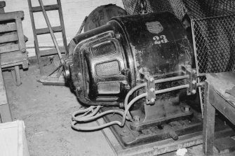 Interior
View of electric motor showing Lancashire Dynamo