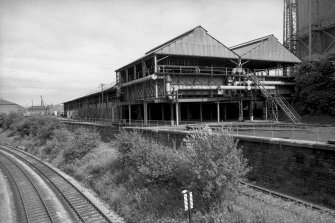 View from SSW showing S and W fronts of purefier house