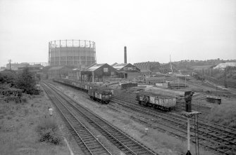 General view from SW showing sawmills with gasholder in background