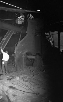 Interior
View showing steam hammer