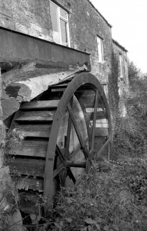 View from SW showing overshot wheel